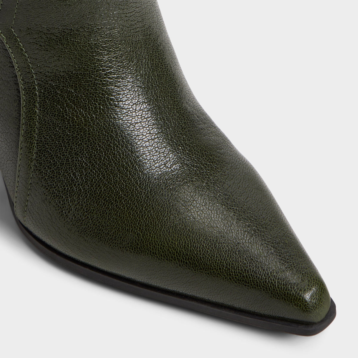 Aldo Saddle in Dark Green - Knee-high boot, Block heel