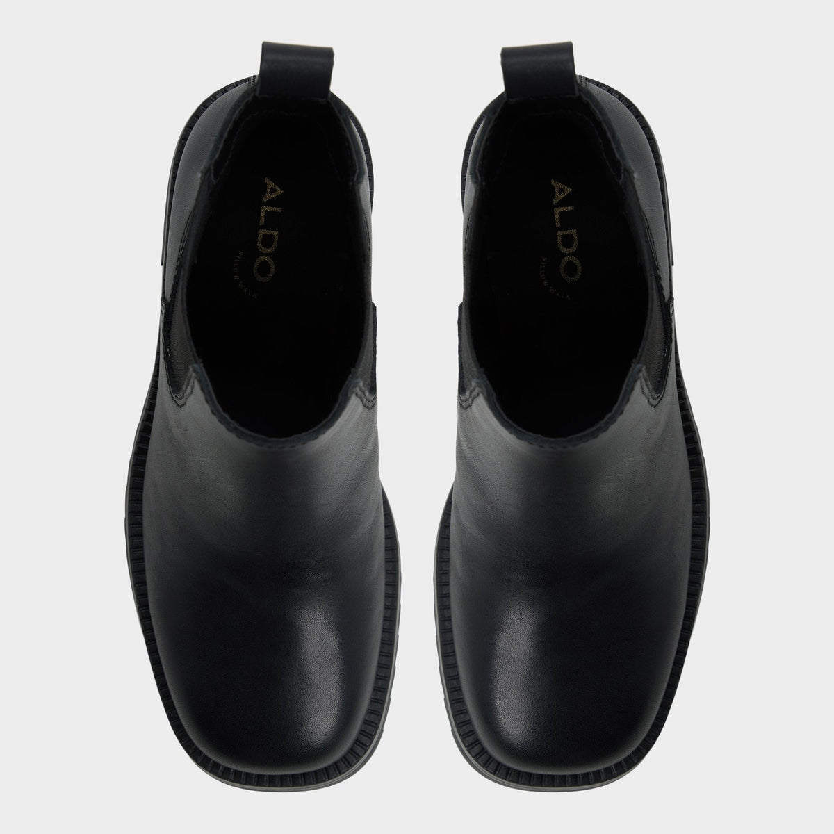 Aldo Anneliese in Black - Chelsea boot, Lug sole