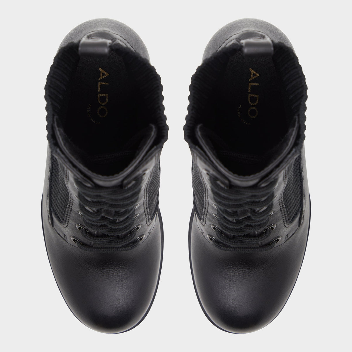 Aldo Rebellious Black Women's Combat boots - Combat ankle boot, Lug sole