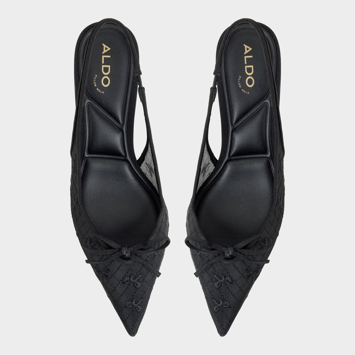 Aldo Azaro in Other Black 14151901 - Slingback heel, Kitten heel