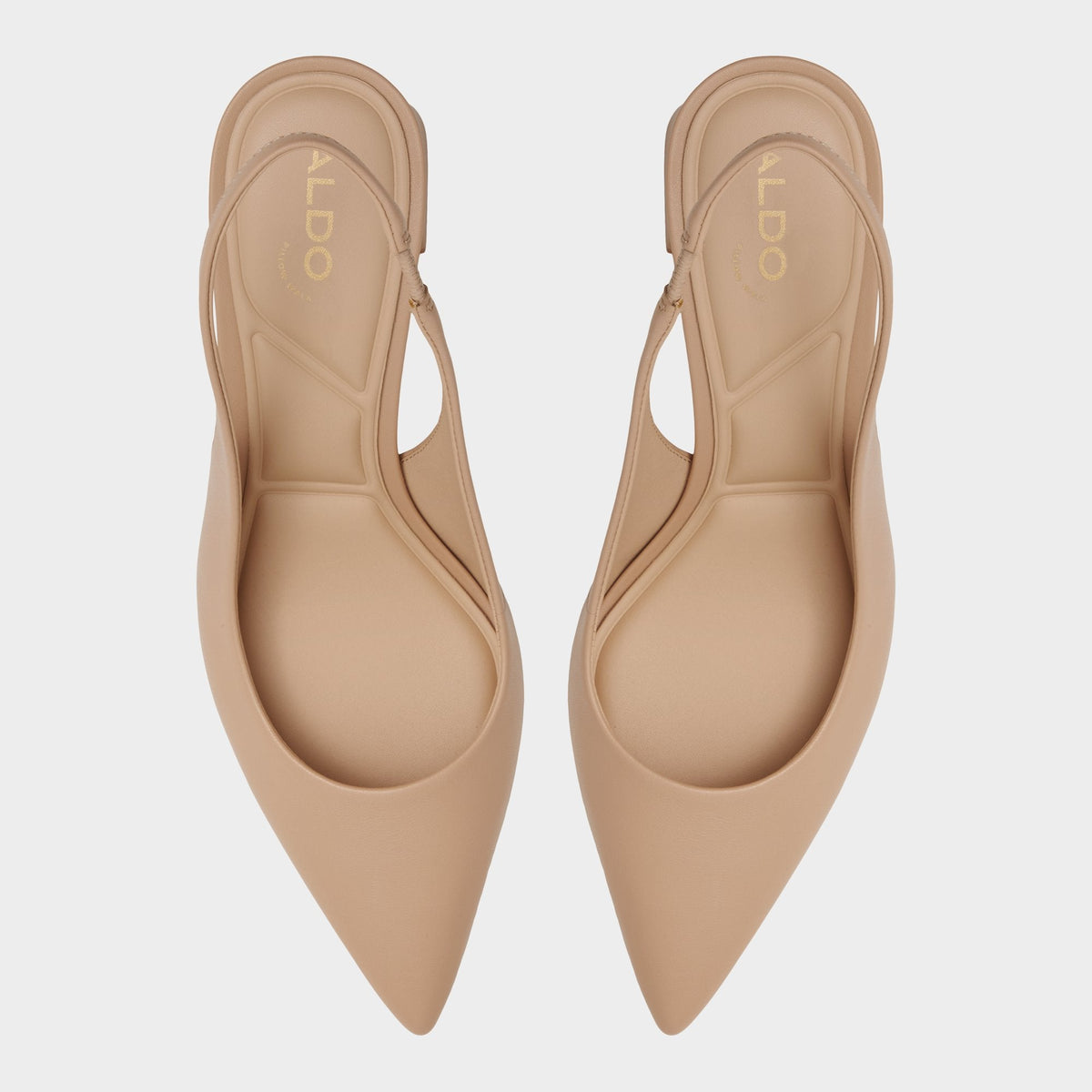 Aldo Uliana Beige Women's Block heels - Slingback heel, Block heel