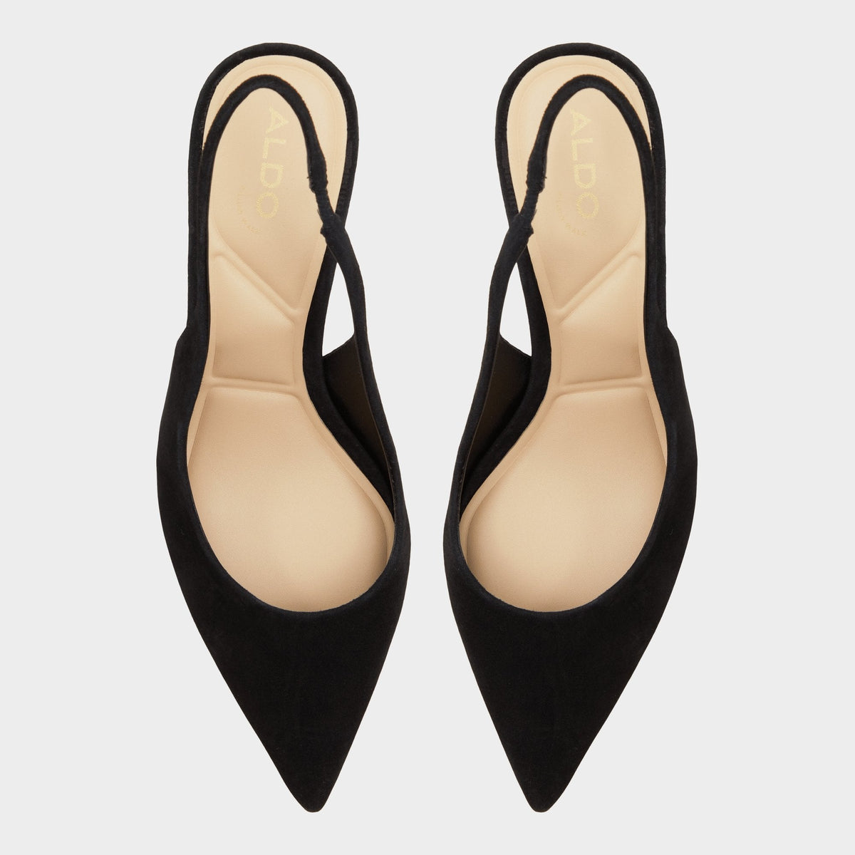 Aldo Uliana in Other Black - Slingback heel, Block heel
