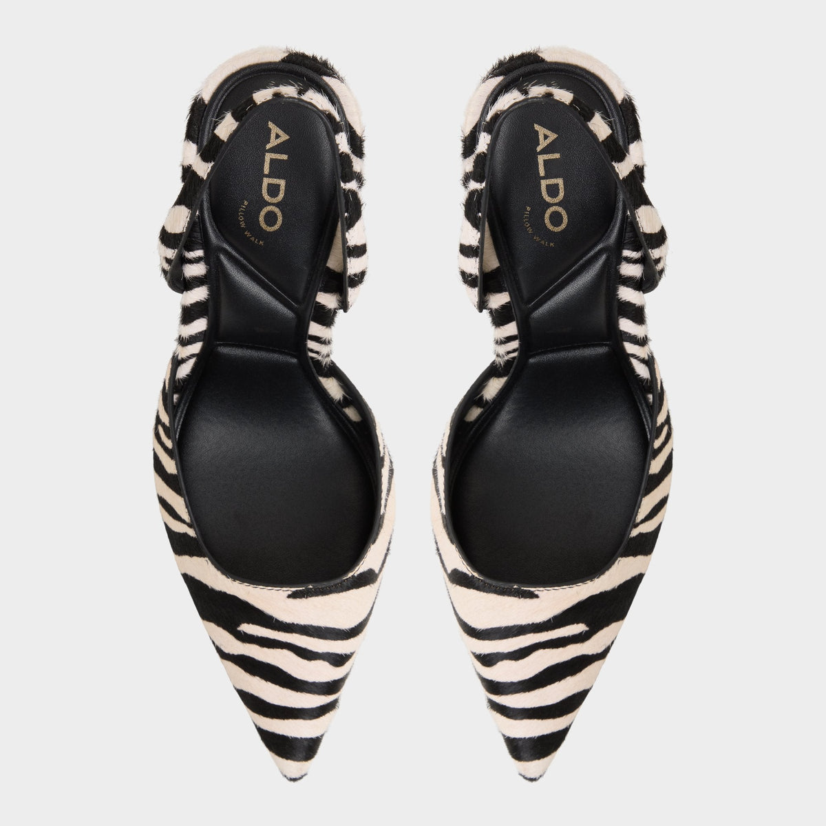 Aldo Berolden White/Black Women's Animal Prints - Slingback heel