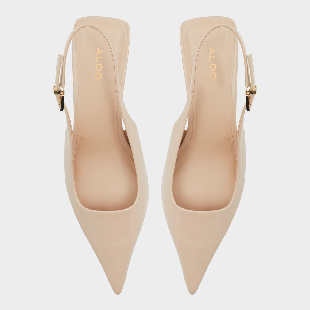 Aldo Josita Medium Beige Women's Kitten heels - Slingback heel, Kitten heel