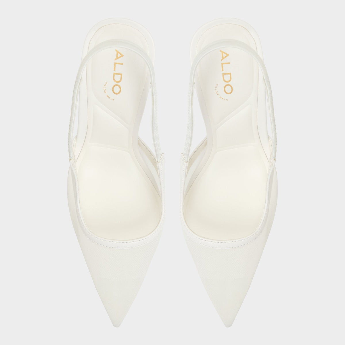 Aldo Evania White Women's Slingbacks - Slingback heel