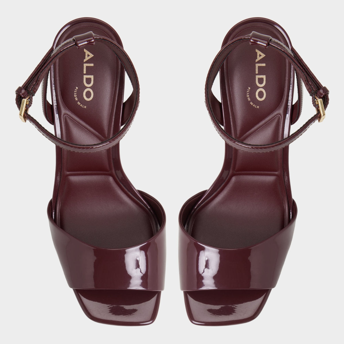 Aldo Chicgleam Bordo Women's Platform sandals - Heeled sandal, Platform