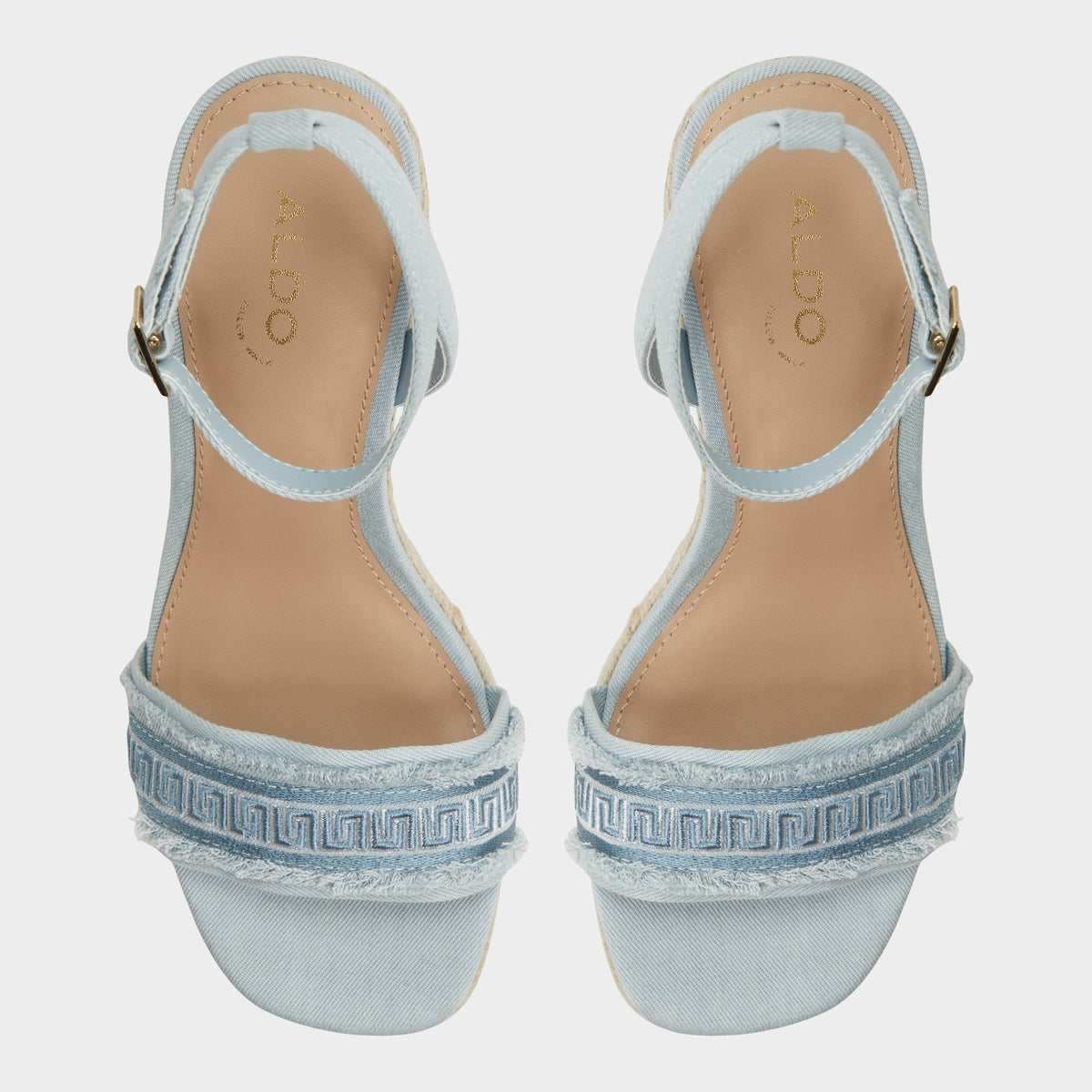 Aldo Aberitram Denim Women's Platform sandals - Wedge sandal
