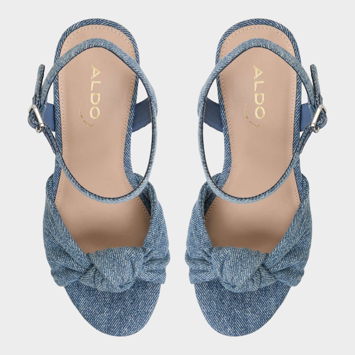 Aldo Ulialdan Blue Combo Women's Platform sandals - Strappy heeled sandal