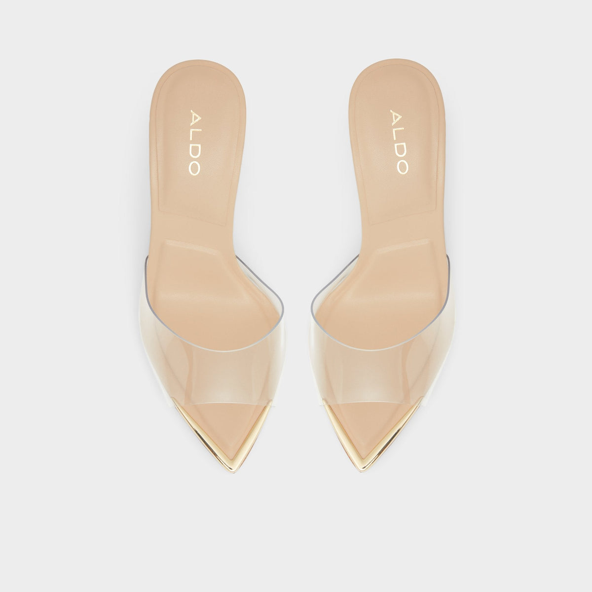 Aldo Annabrilden Bone Women's Heeled mules - Heeled mule, Stiletto heel