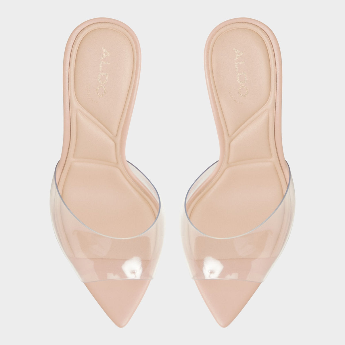 Aldo Anitabrilden Beige Women's Mule slides - Heeled mule, Stiletto heel