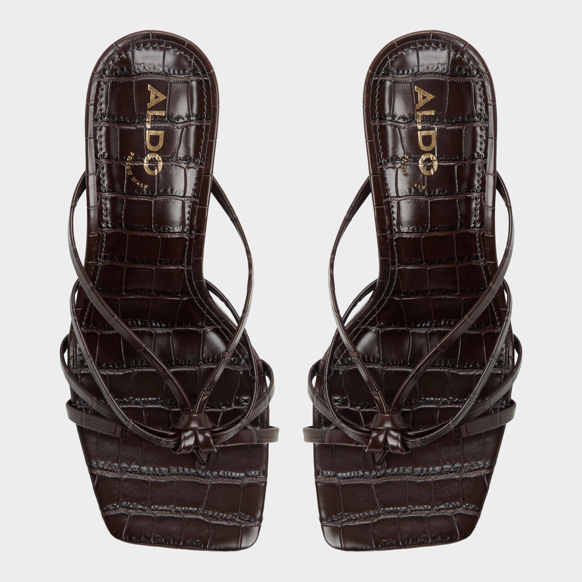 Aldo Lumera in Dark Brown - Heeled mule, Stiletto heel