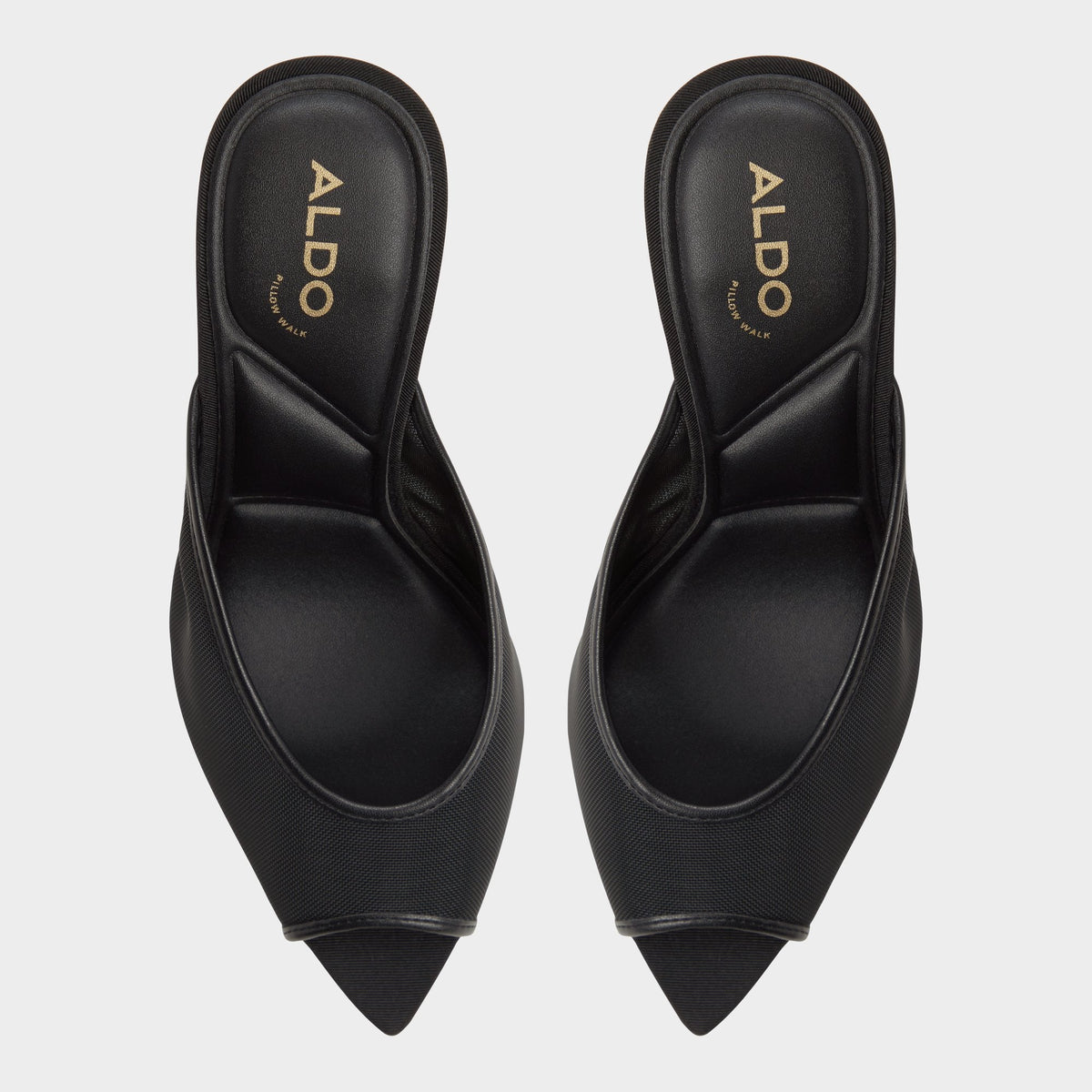 Aldo Elennah in Black 14161302 - Heeled mule, Stiletto heel