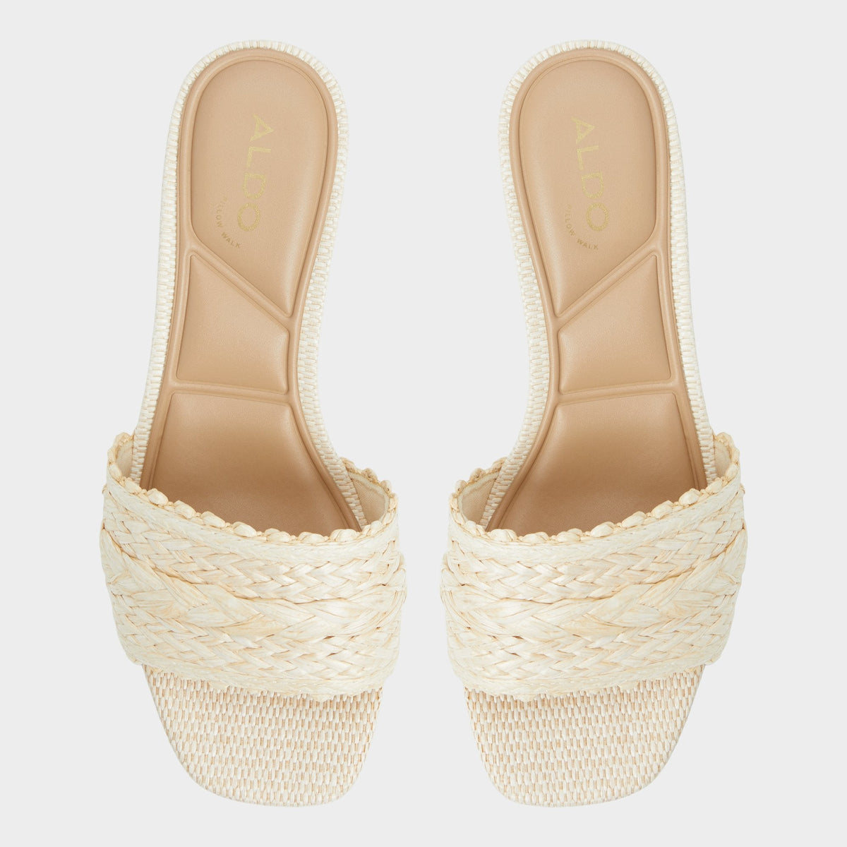 Aldo Claudina Natural Women's Block heels - Heeled mule, Block heel