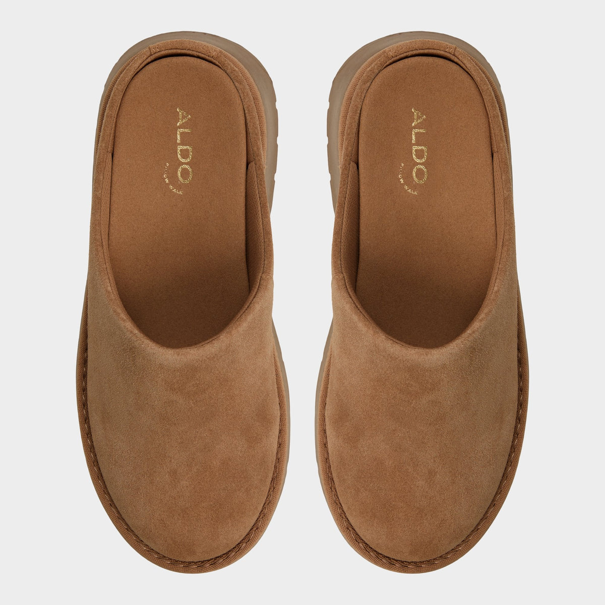 Aldo Academia Camel Women's Cold Weather Shoes - Heeled mule, Lug sole