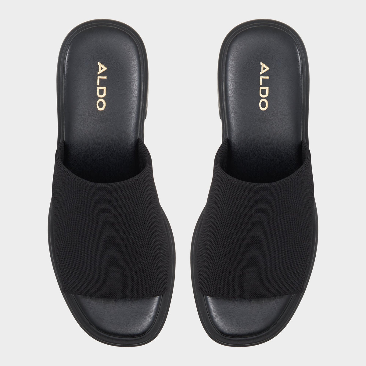 Aldo Harrietta Black Women's Wedges - Heeled mule, Block heel