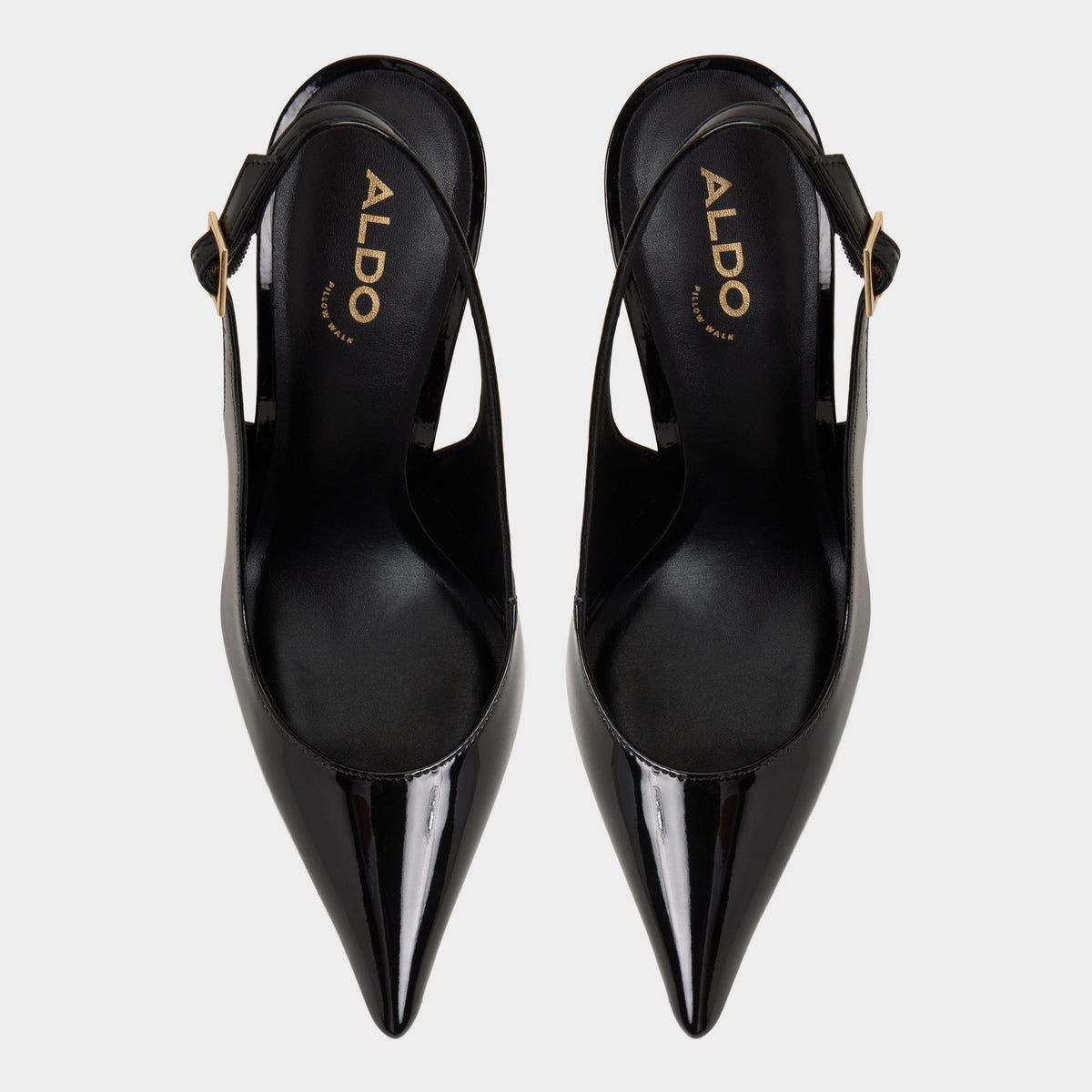 Aldo Stessysling Black Women's Pumps - Sling back high heel, Stiletto heel