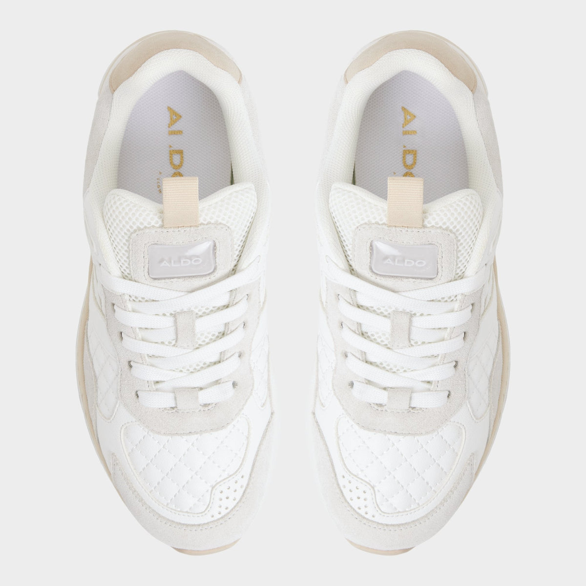 Aldo Pillowsnkr in L White - Jogger sneaker