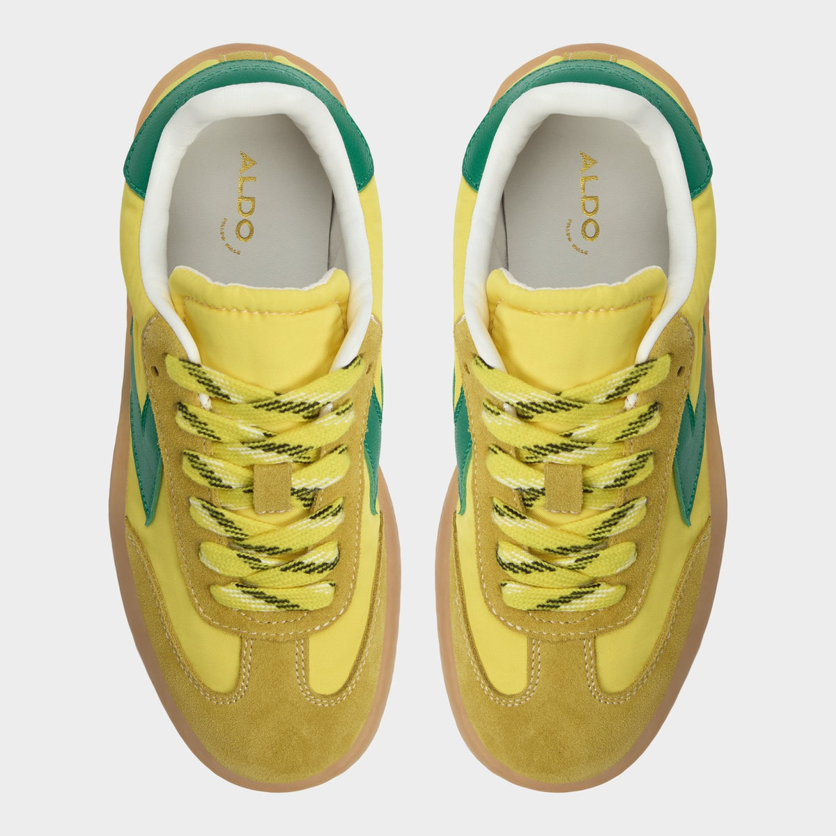 Aldo Retrostep Yellow Multi Women's Low top sneakers - Low top sneaker, Jogger sole