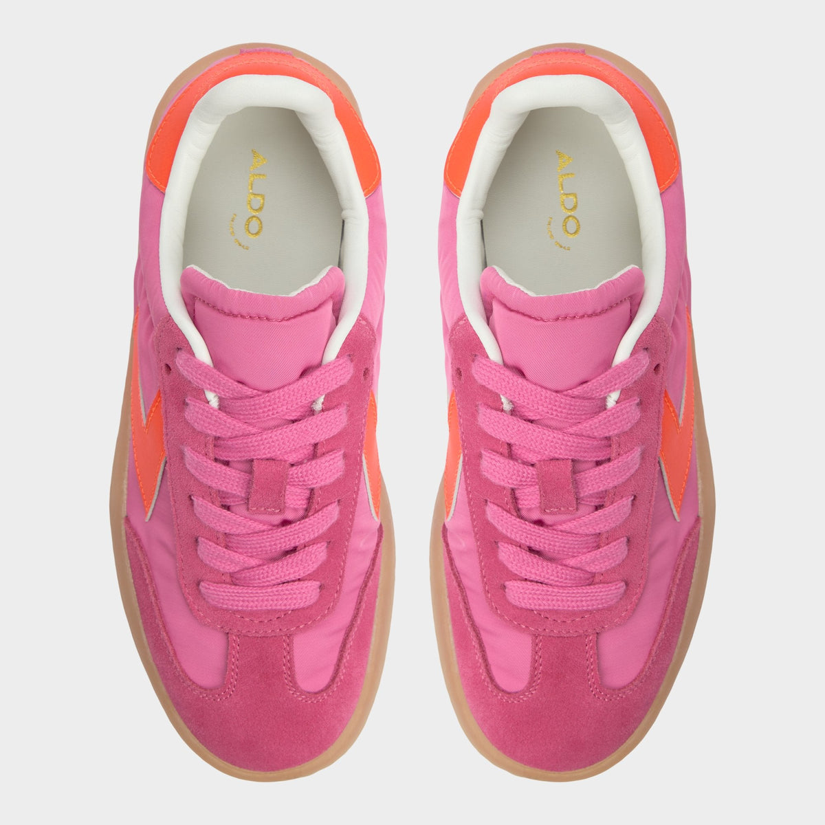 Aldo Retrostep Bright Pink Women's Low top sneakers - Low top sneaker, Jogger sole