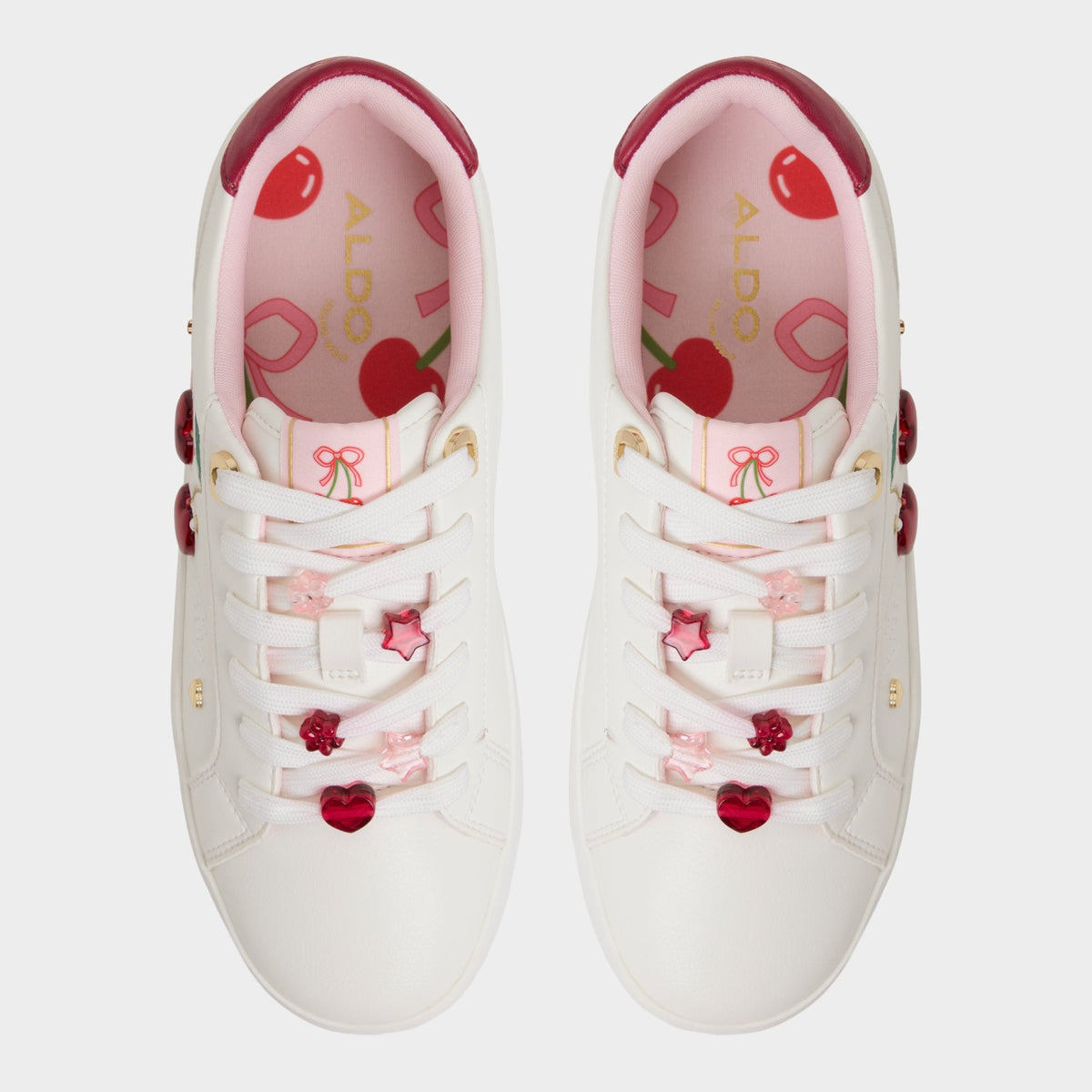 Aldo Cherrylove White Women's Low top sneakers - Low top sneaker, Platform