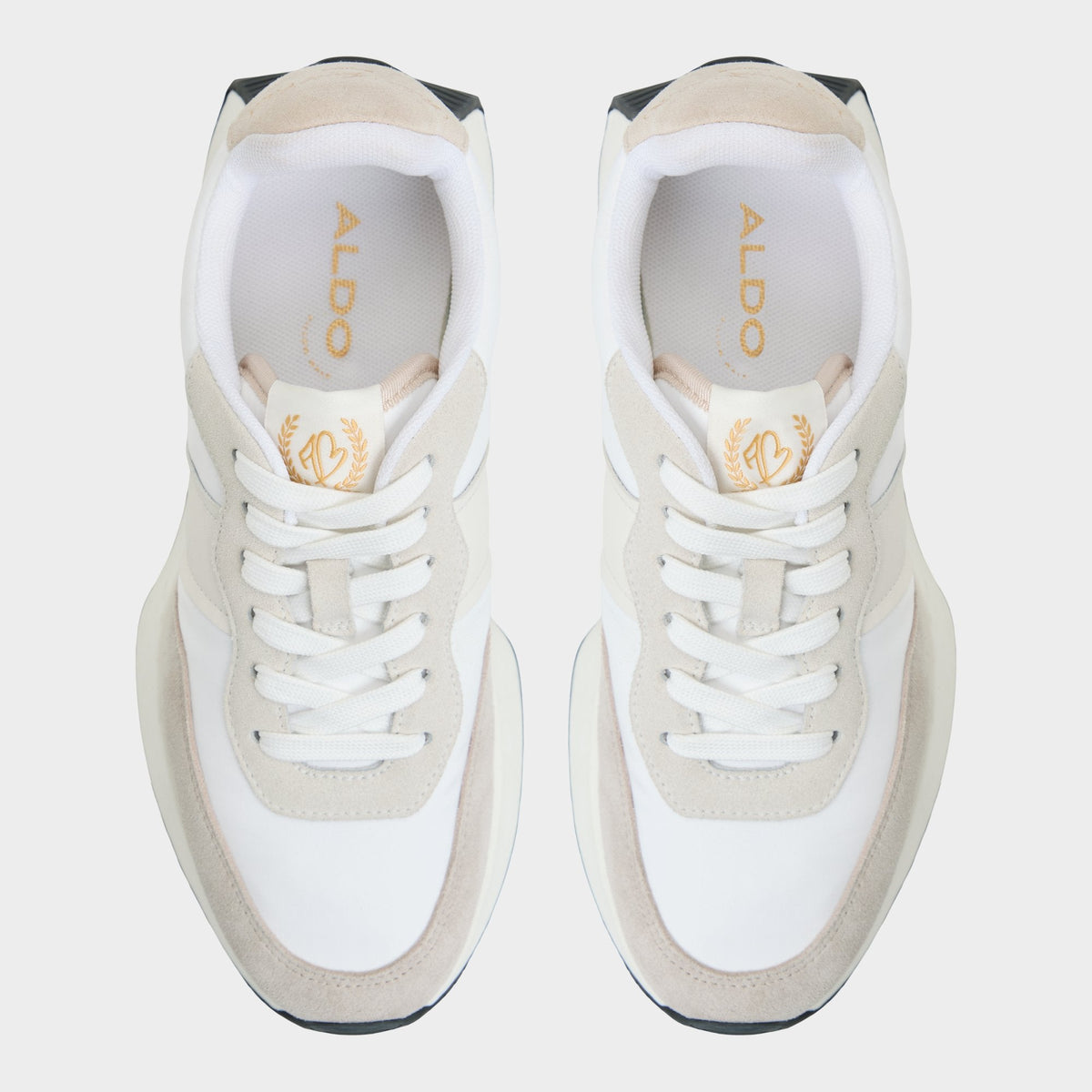 Aldo Proader White/Bone Women's Low top sneakers - Jogger sneaker