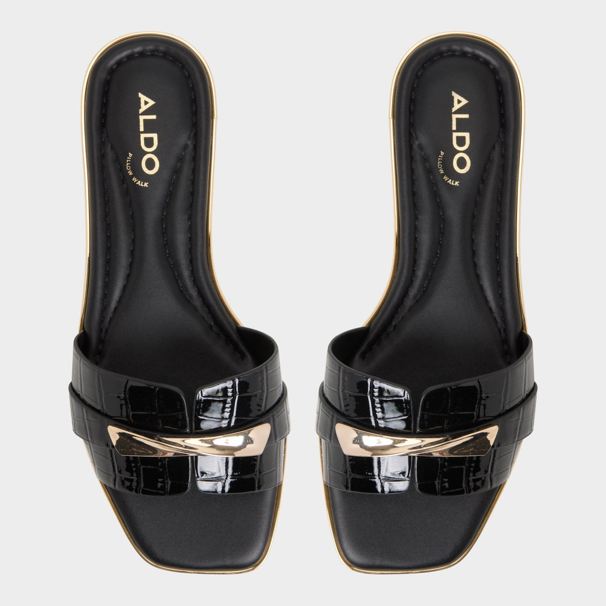 Aldo Darlina in Black - Slide sandal
