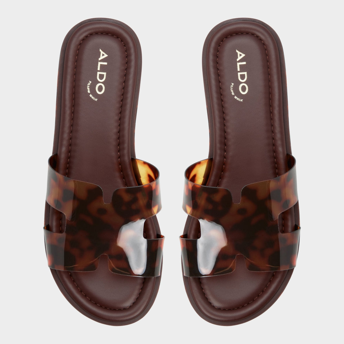Aldo Anayelie in Open Brown - Slide sandal, Platform