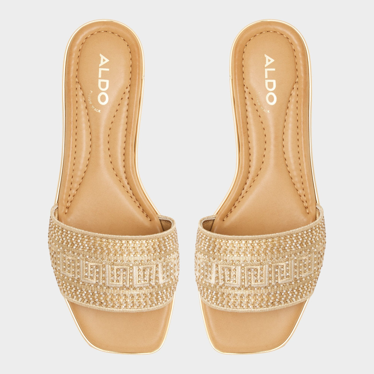 Aldo Oceania Gold Women's Flats - Slide sandal