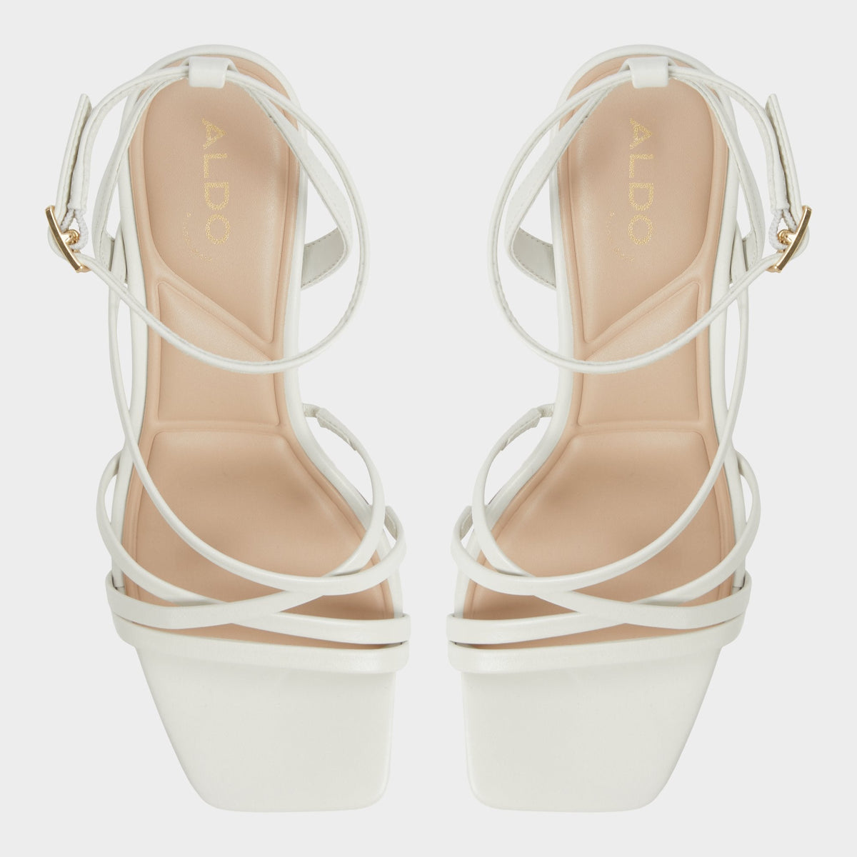 Aldo Esther Other White Women's Block heels - Strappy heeled sandal, Block heel