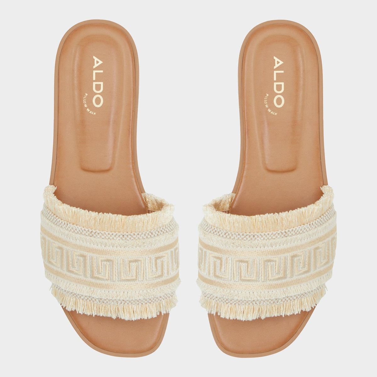 Aldo Nalani Gold Women's Flats - Slide sandal