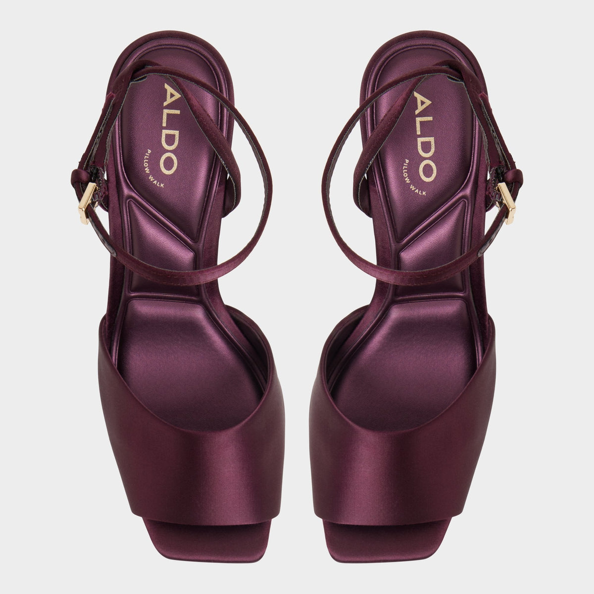 Aldo Kaiasien in Bordo 14151896 - Strappy heeled sandal, Stiletto heel