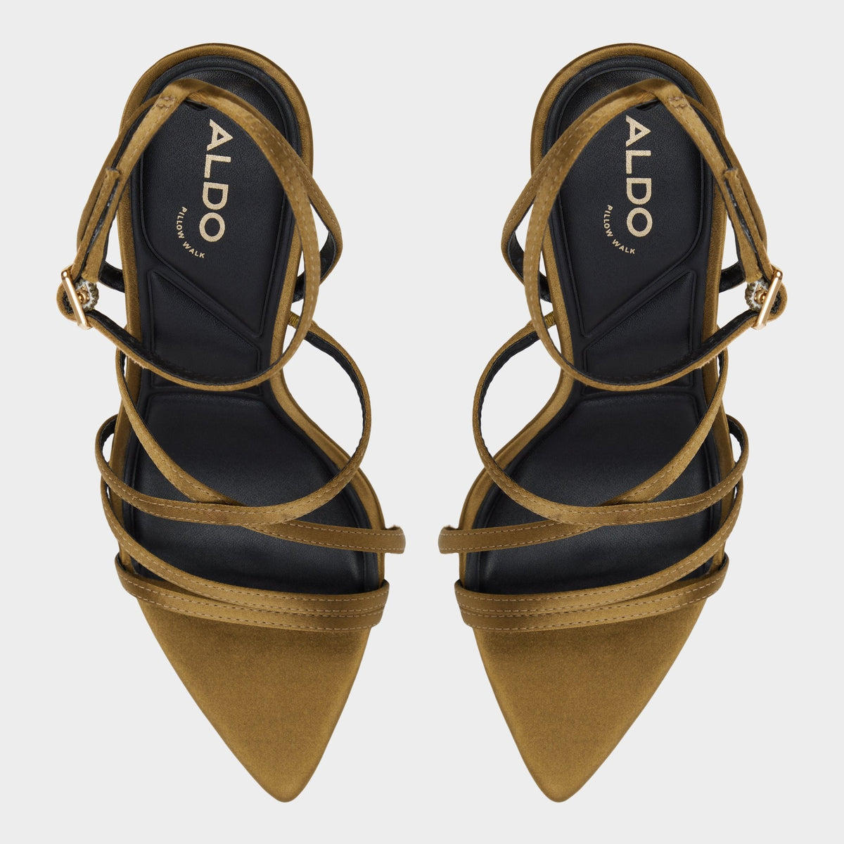 Aldo Solania Other Green Women's Strappy sandals - Strappy heeled sandal, Stiletto heel