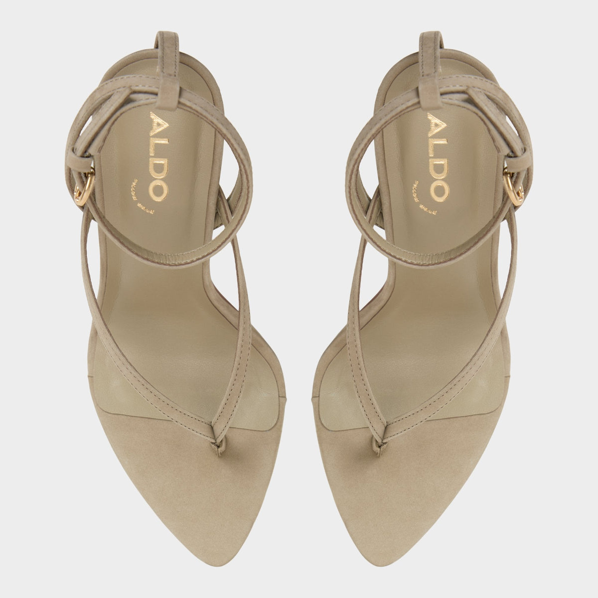 Aldo Abyfindley Other Green Women's Strappy sandals - Heeled flip flop, Stiletto heel