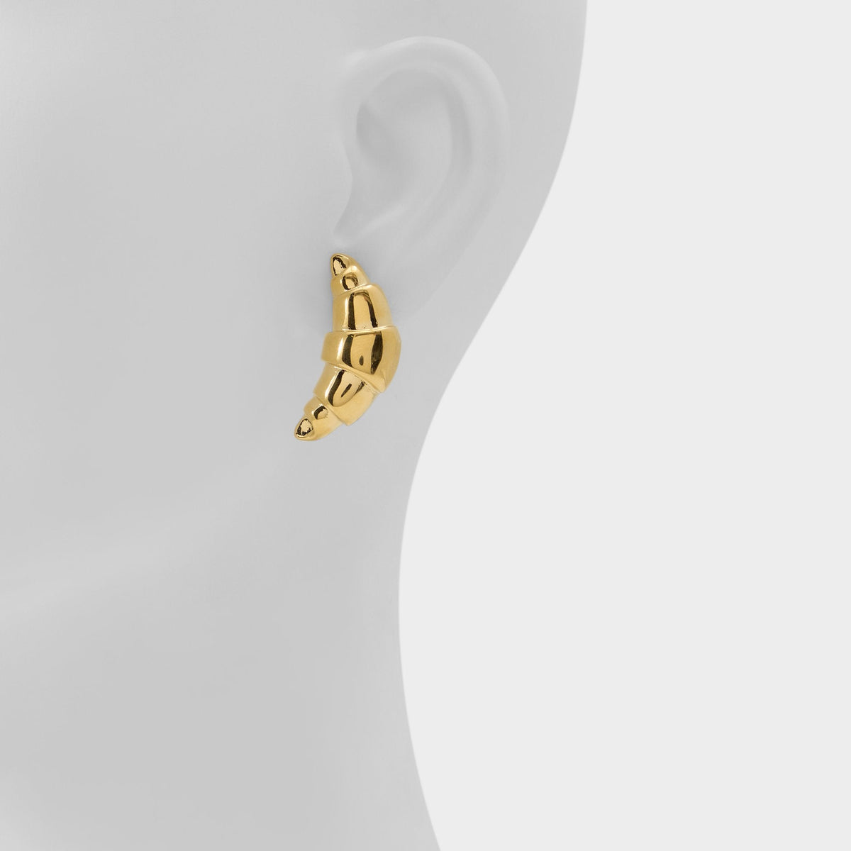 Aldo Croissants Gold Women's Stainless Steel - Button earrings