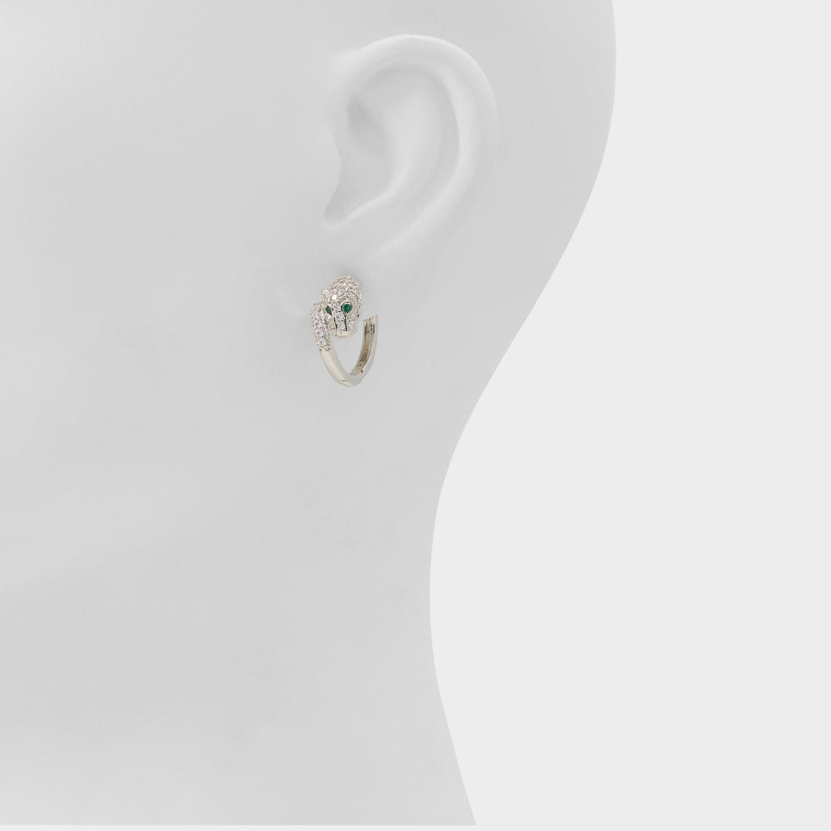 Aldo Strigidae in Silver Clear Multi - Hoop earrings