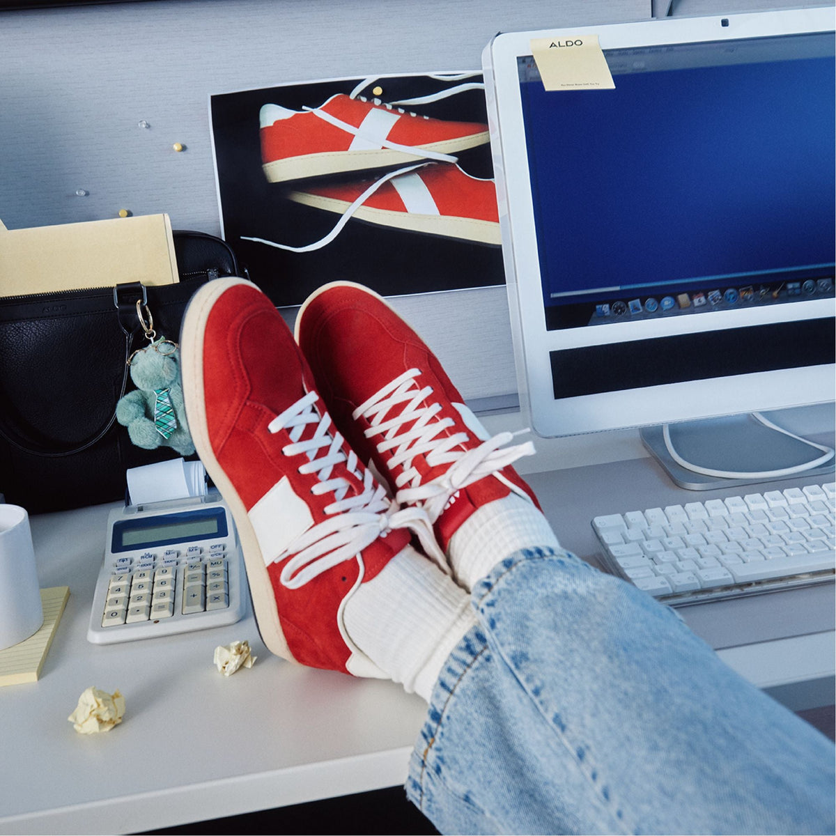 Aldo Roscoe in Red 14161307 - Low top sneaker, Cup sole