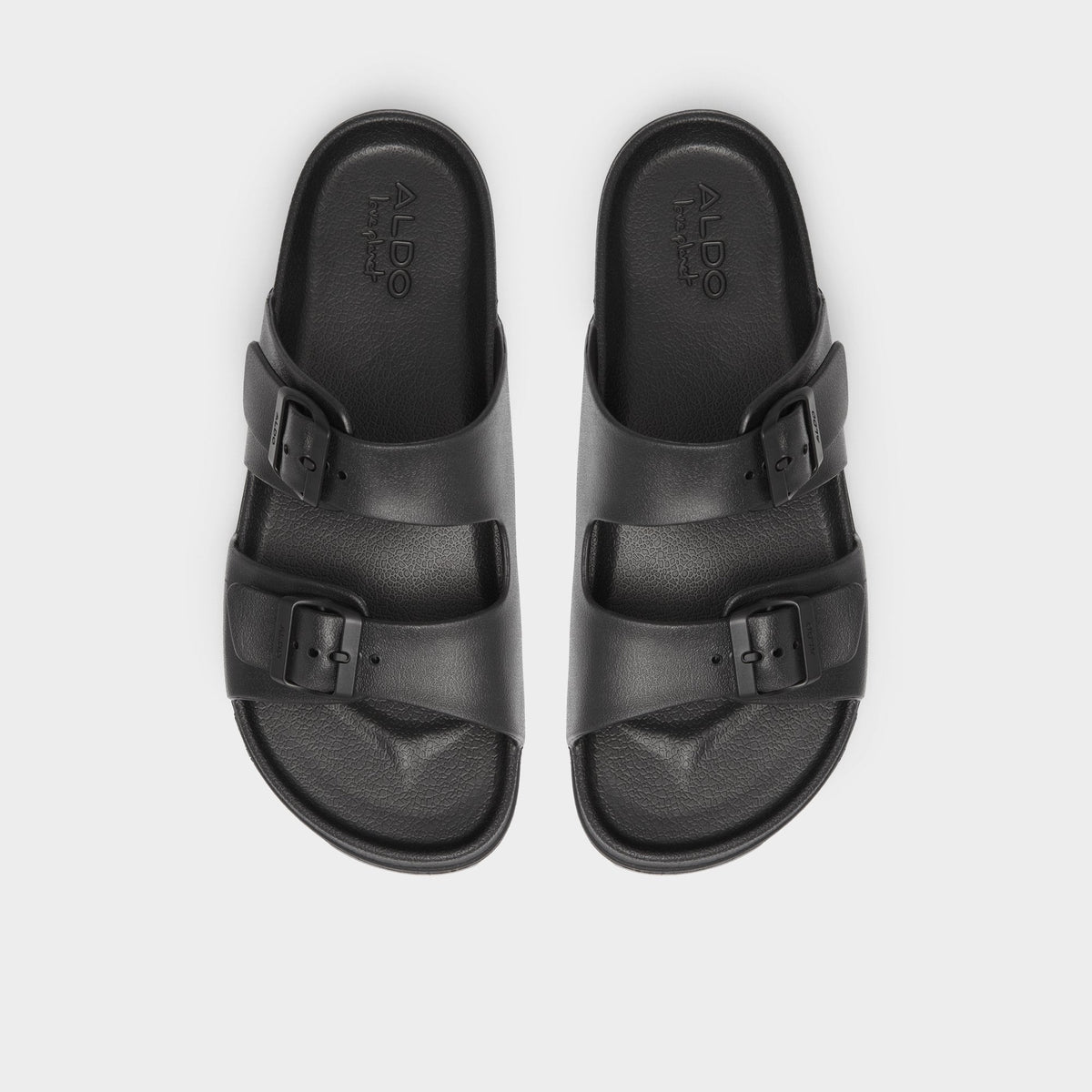 Aldo Hideo Black Men's Slides - Slide sandal