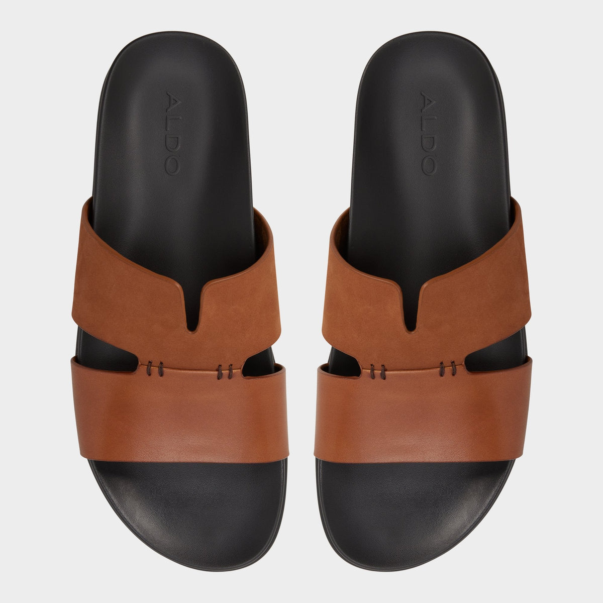Aldo Marcelo in Cognac - Slide sandal