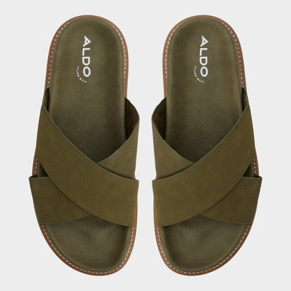 Aldo Marrin in Olive - Slide sandal