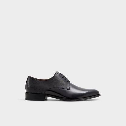Aldo Halbart Black Leather Embossed Men's Oxfords & Lace-ups - Oxford shoe
