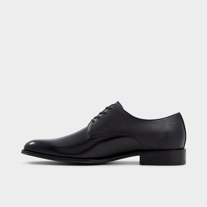 Aldo Halbart Black Leather Embossed Men's Oxfords & Lace-ups - Oxford shoe