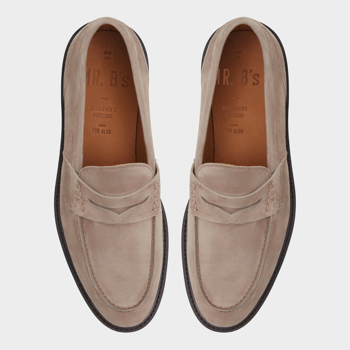 Aldo Aleris Brown Men's Dress Shoes - Loafer, Lug sole