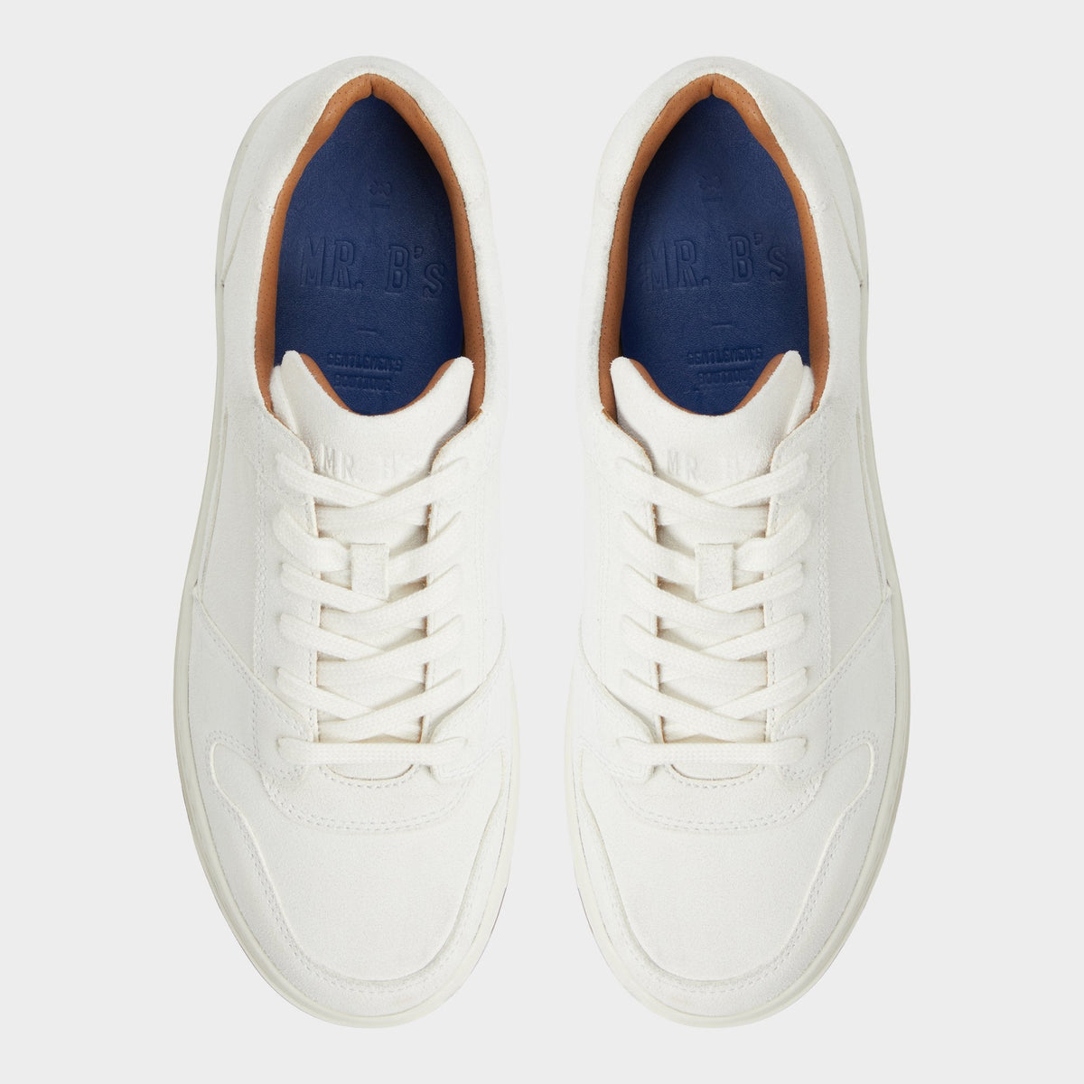 Aldo Ludlow White Leather Suede Men's Low top - Low top sneaker