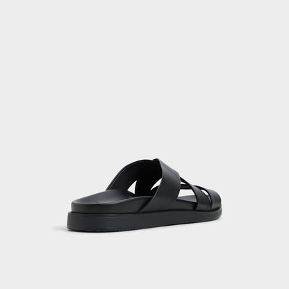 Aldo Kairo Black Men's Sandals & Slides - Slide sandal