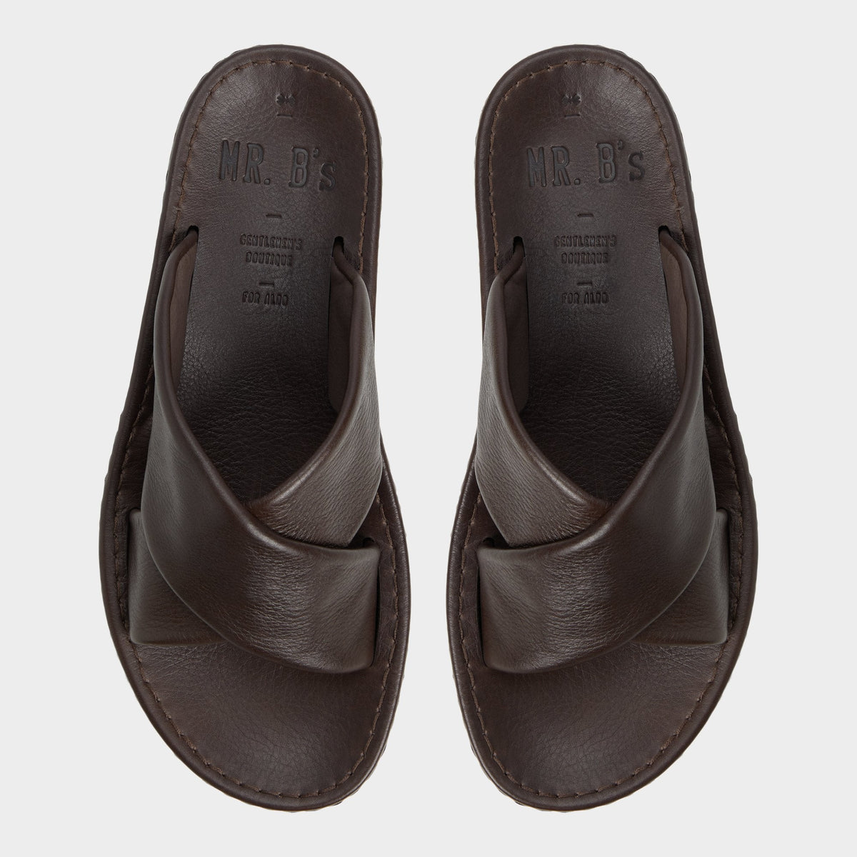 Aldo Steele Dark Brown Men's Sandals & Slides - Slide sandal