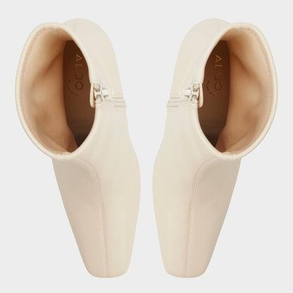 Aldo Cybele in Cream - Ankle boot, Block heel