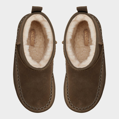 Aldo Milanie in Dark Green - Ankle boot, Lug sole