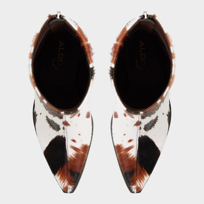 Aldo Norelle in Open Brown - Ankle boot, Block heel