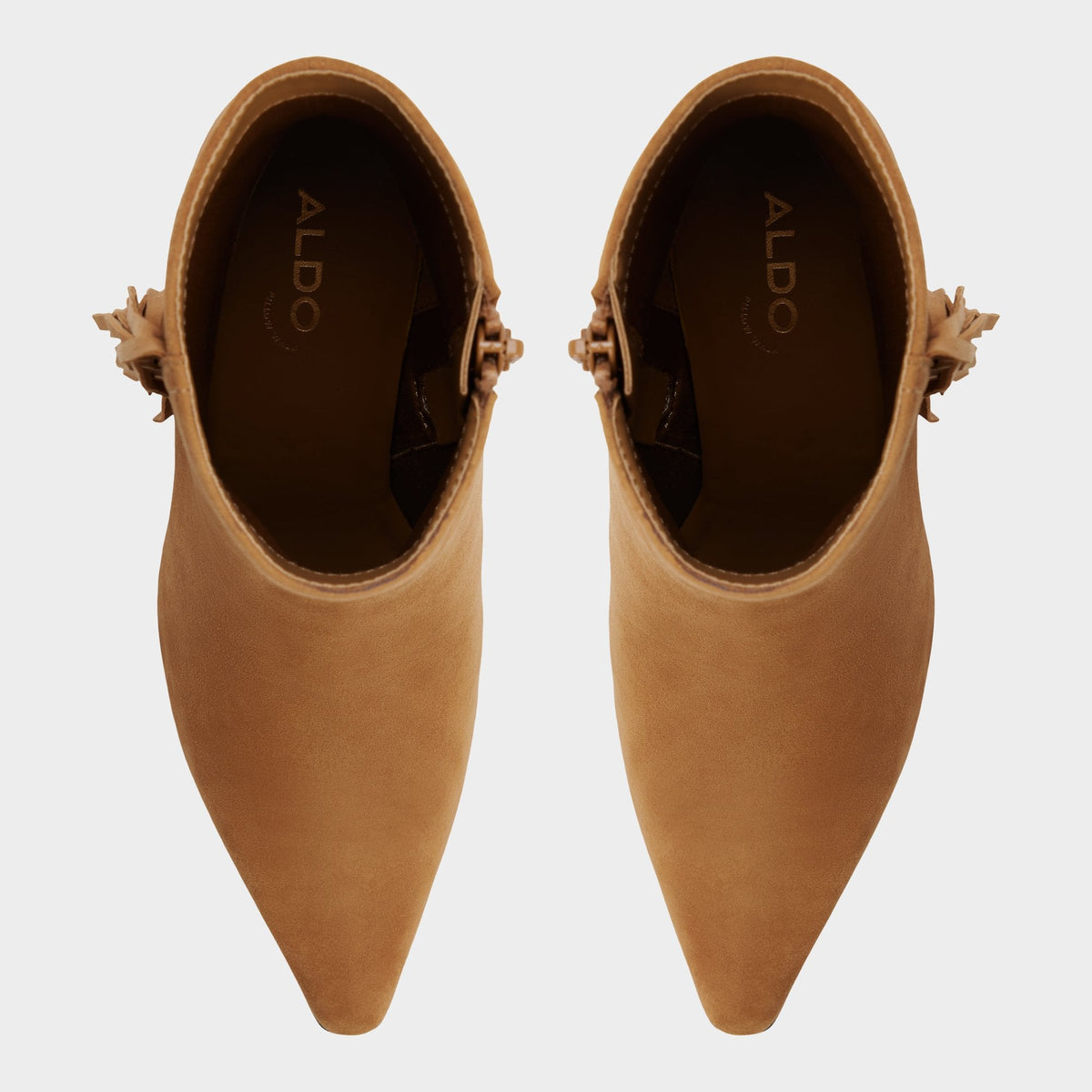 Aldo Shaniah in Light Brown - Ankle boot, Block heel