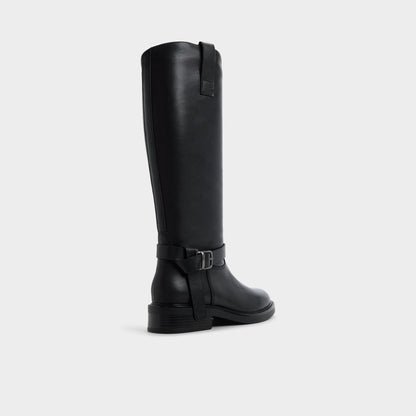 Aldo Philippa in Black - Riding boot, Block heel